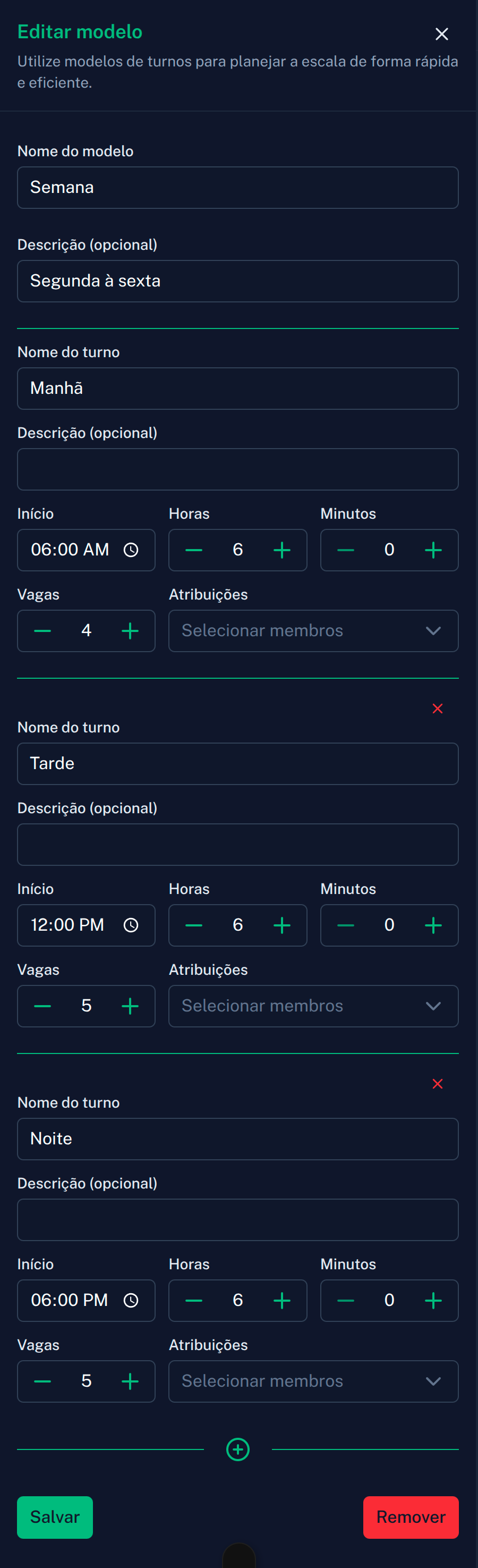 Modelo semana